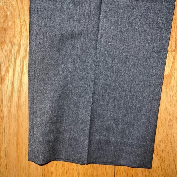 NWT - JB Britches Wool Blend Dress Pants Mens Grey Straight Slacks - Picture 9 of 16
